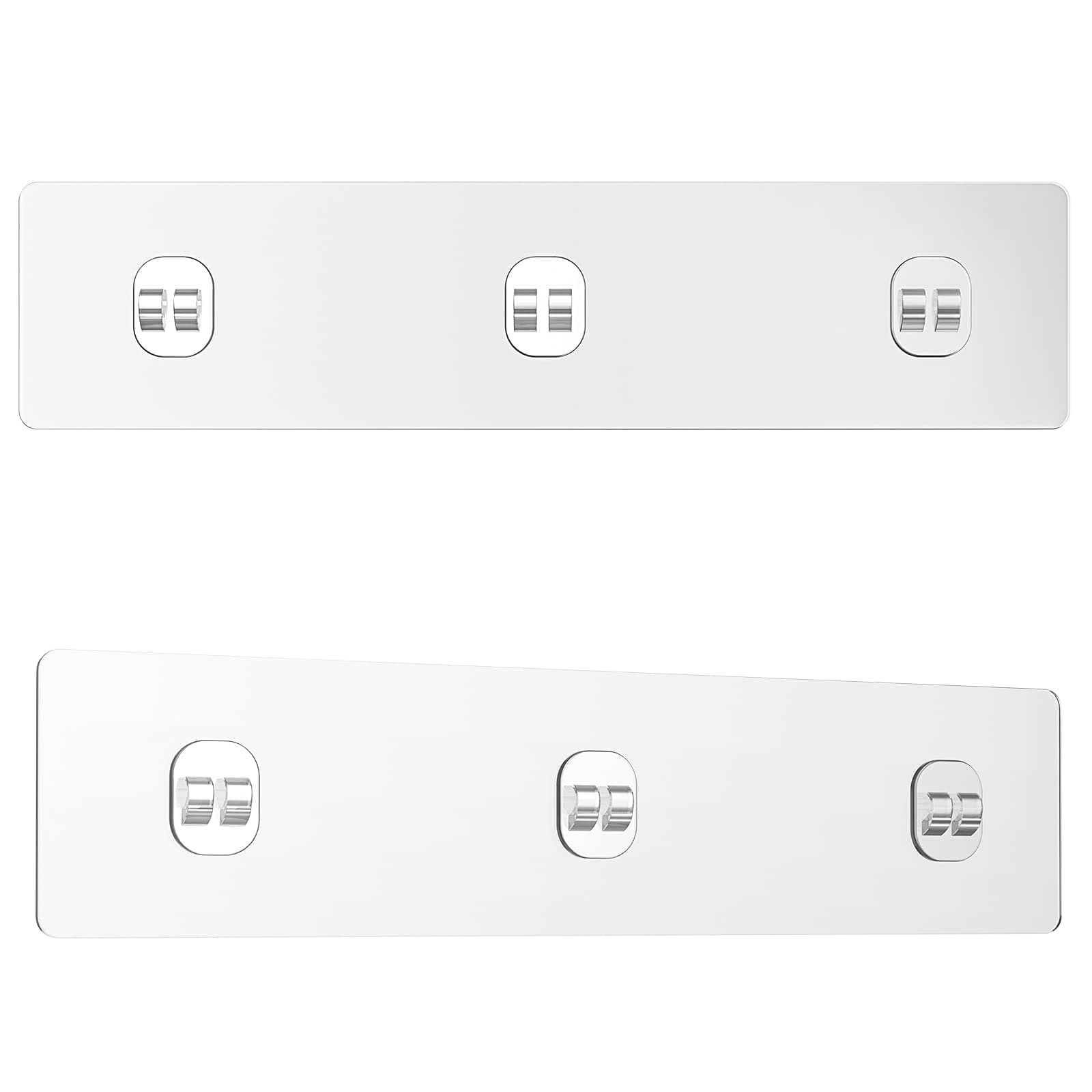 Adhesive Shower Caddy Basket Shelf with 5 Hooks