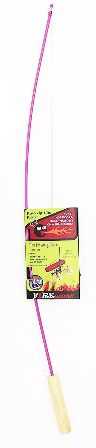 Fire Buggz Fishing Pole Campfire Roaster (Pink)