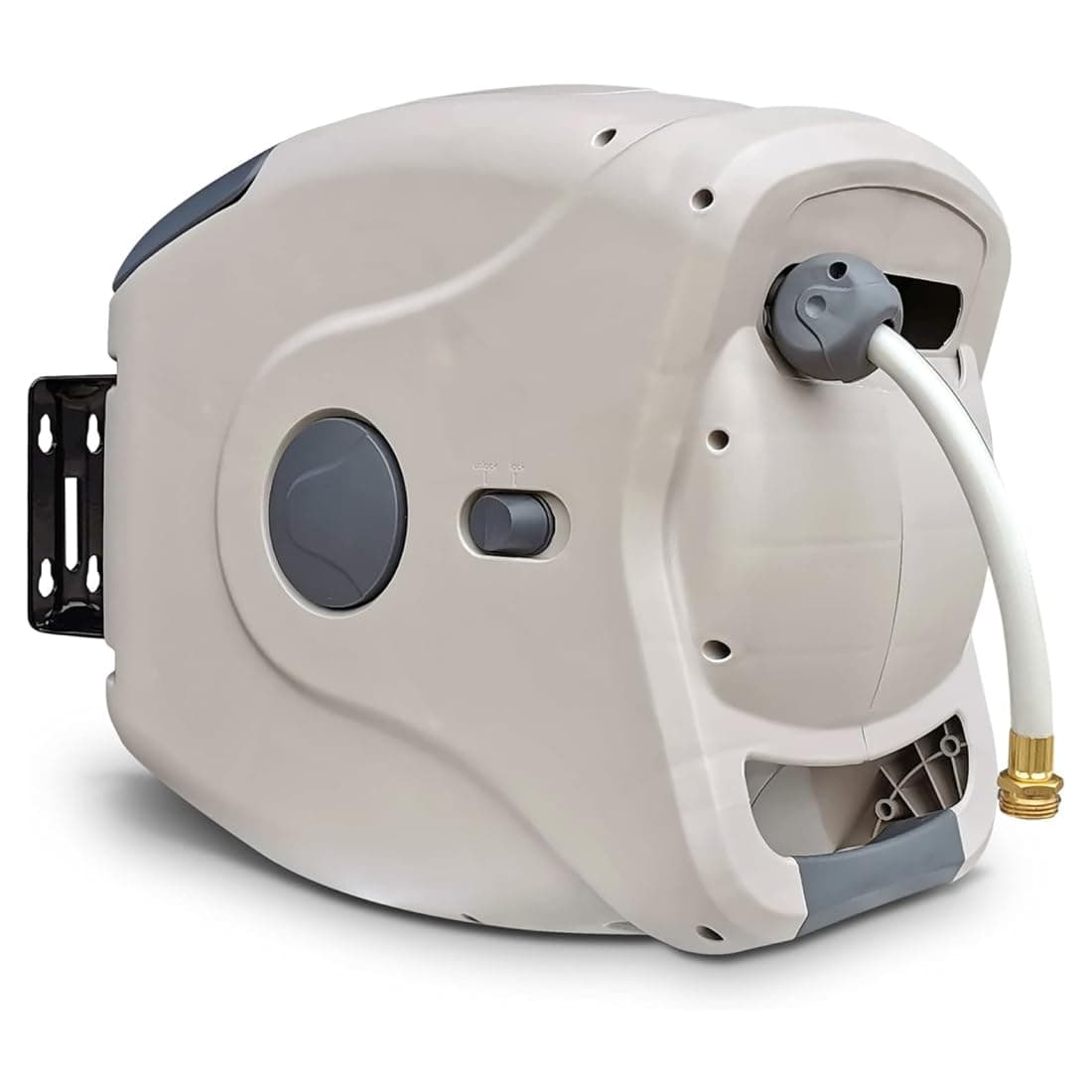 100ft Retractable Hose Reel 5/8 | Automatic Retractable w/Wall Mount | Easy to Assemble Reel w/Flexible Swivel Mount | (100ft.)