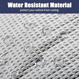 Abahub 236mil 21 sqft Car Hood Firewall Insulation Foam Automotive Heat Sound Deadener Deadening Mat Aluminum Roll