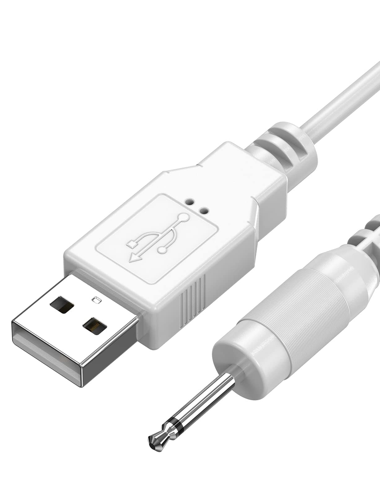 Mellbree Replacement Pin Charging Cable 2.5mm, USB DC Charger Cable for Wireless Massagers