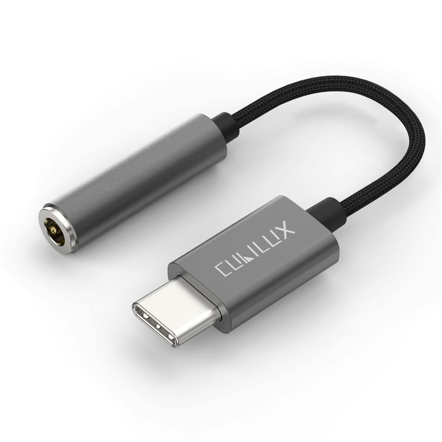 Cubilux USB C Headphone Adapter [96KHz/24bit DAC] Compatible with iPhone 17/16/15 Pro Max, iPad Pro 13/12.9/11, iPad Air 13/11, iPad 11/10, Type C to 3.5mm Audio Dongle