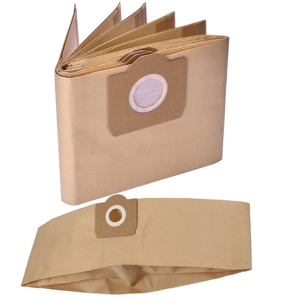 5 Pack Paper Filter Bag Compatible with Karcher WD3 MV3 WV3 WV4 WD3200 SE4002 A2200 Robot Vacuum Cleaner Dust Bags Spare Parts Replacement Accessories