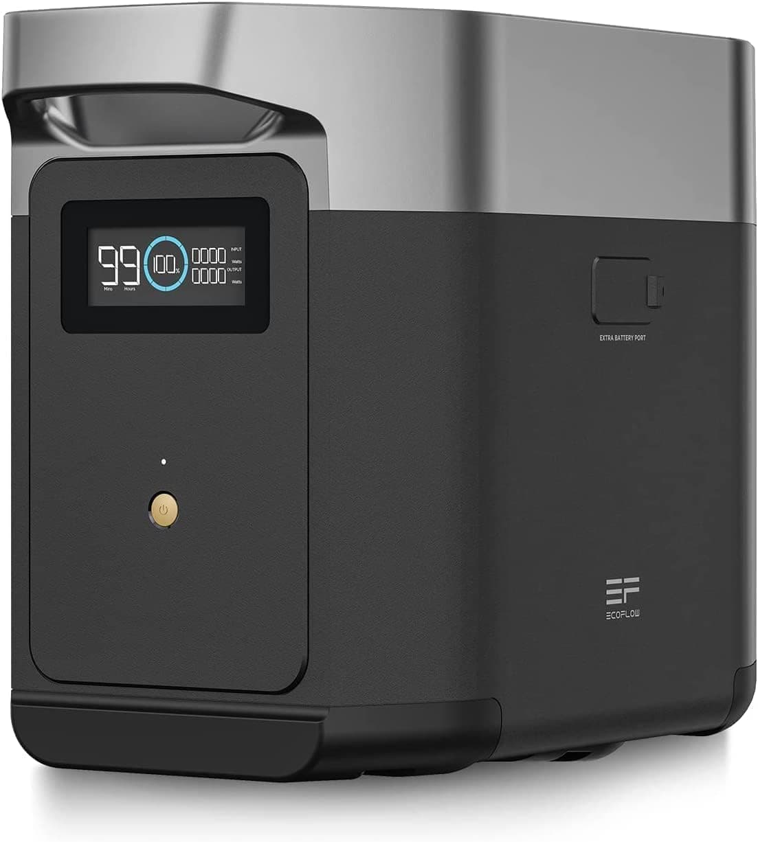 EF ECOFLOW EcoFlow DELTA 2 Extra Battery, 1kWh Added Capacity for Home Backup Power, the product is unused, only part of the packaging is defective (Renewed)