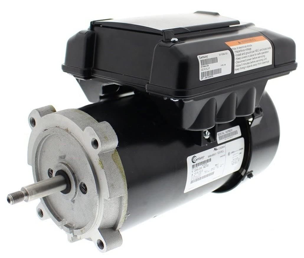 Variable Speed ECM Pool Motor 1/2 hp 2-SPD 56J 208-230V Century # ECM16CU