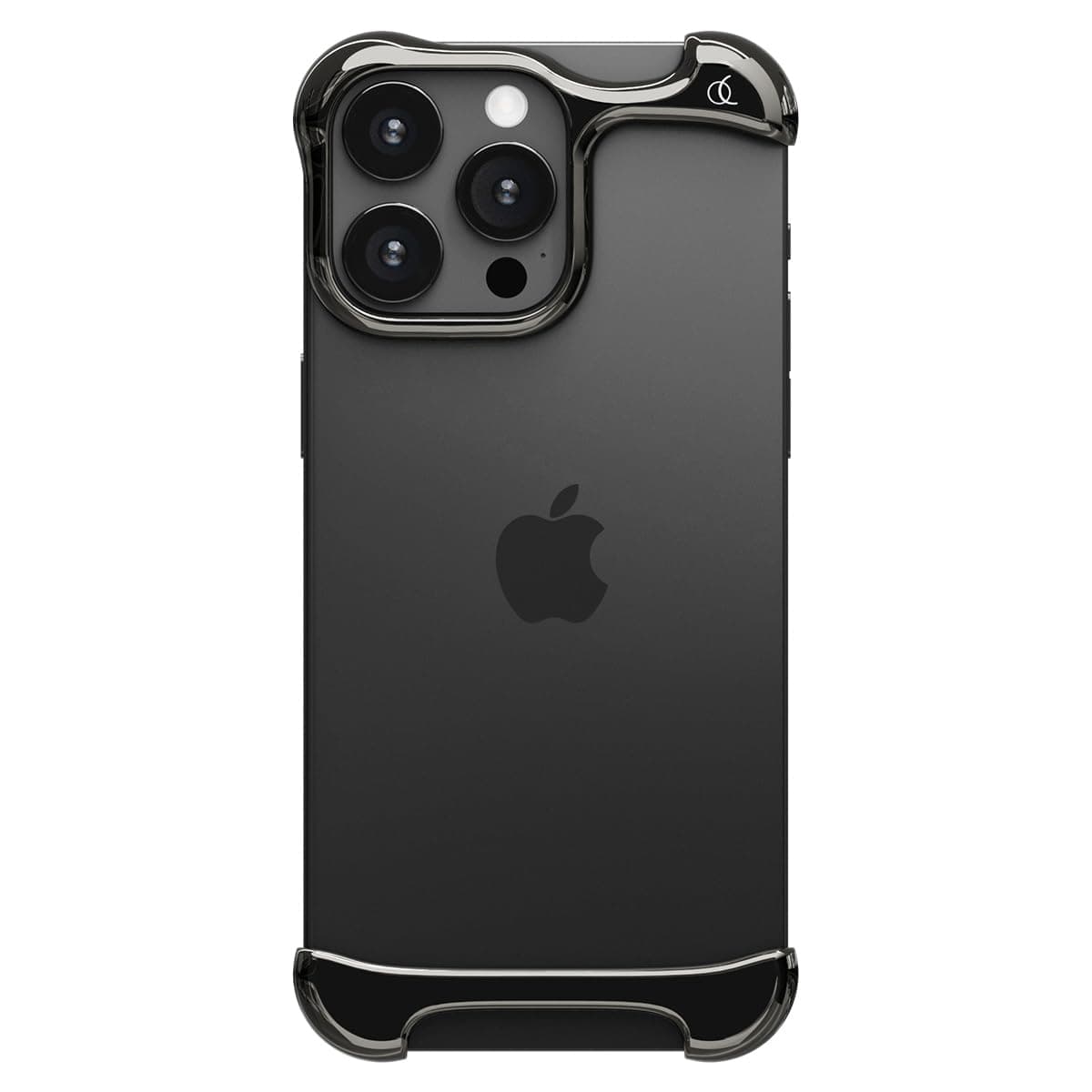 Arc Pulse Designed for iPhone 15 Pro Phone Case (2023), Minimalist Protective Shock Absorption Aerospace Grade Aluminum Shells + Elastomer Inlays Easy Fit 6.7 inch (Aluminum Titan Gray)