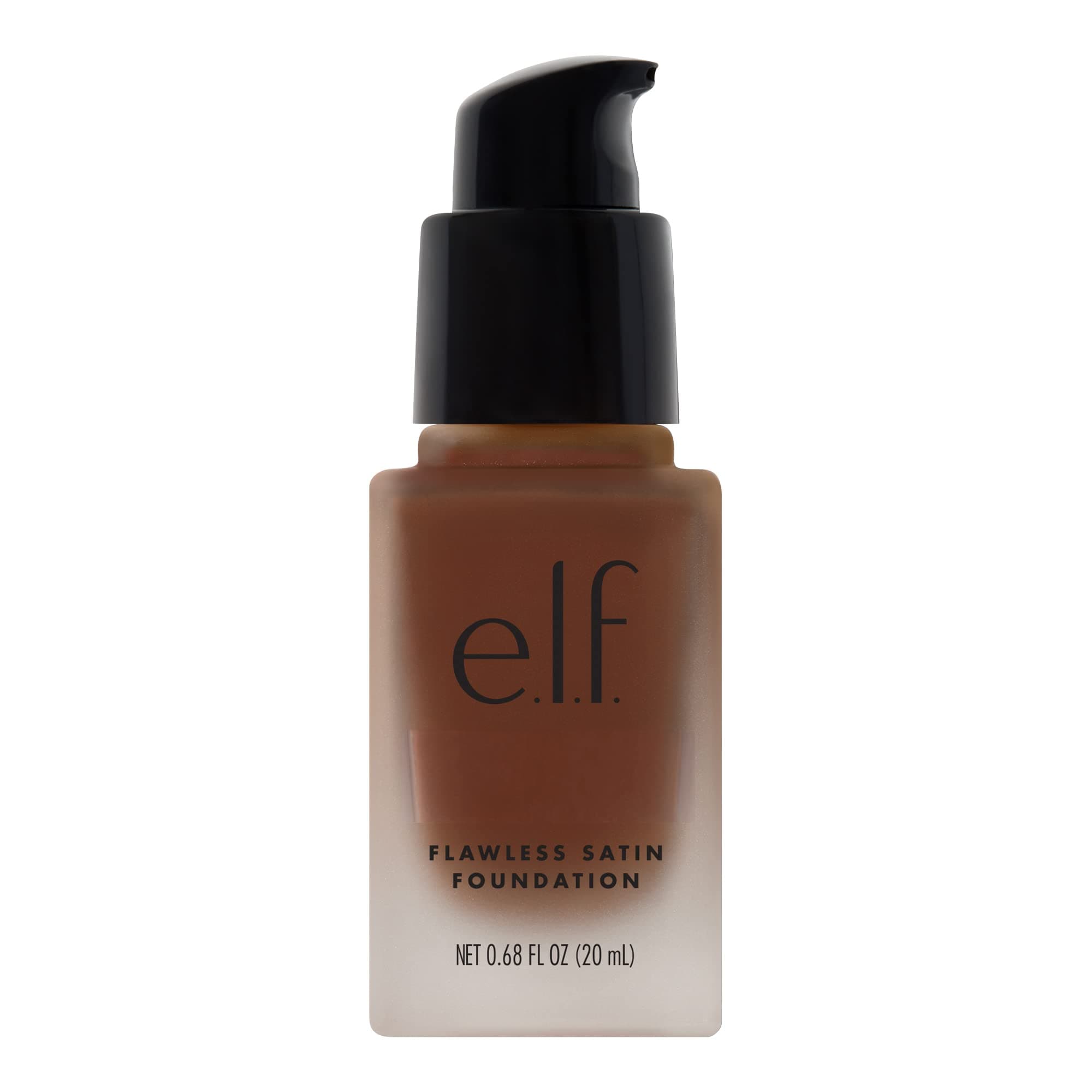 Flawless Satin Foundation, Lightweight & Medium Coverage, Semi-Matte Finish, Vegan & Cruelty-Free, Espresso, 0.68 Fl Oz (20mL)