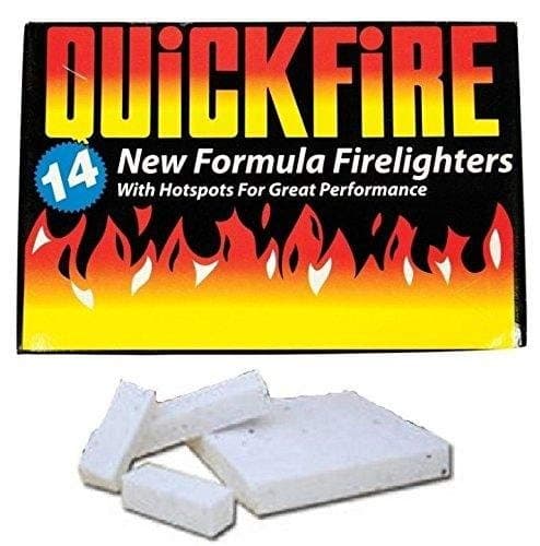 QuickfireFire Lighters Firelighters Bulk Pack Hotspots Burners BBQ COAL LIGHTERS WOOD BURNERS (2)