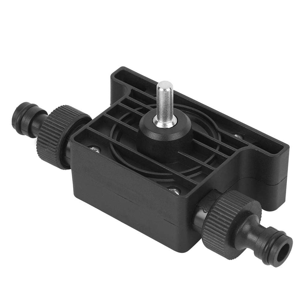 CHICIRISMini Electric Drill Pump,Portable Electric Drill Driven Type Pump Compact Water Oil Pump with 2pcs Connector