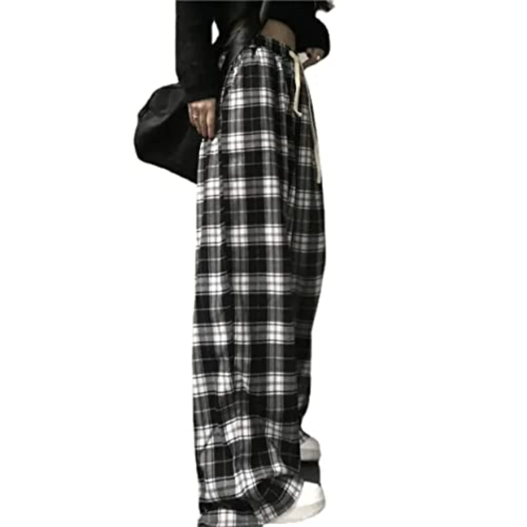 Plaid Goth Alt Pants Baggy Pants for Women Alt Clothing Alternative Clothing