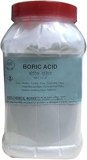 Ases Boric Acid Powder For Carrom Board Removing Pests Cockroaches,Food Grain, Carrom boards H3BO3 (1 Kg, White)