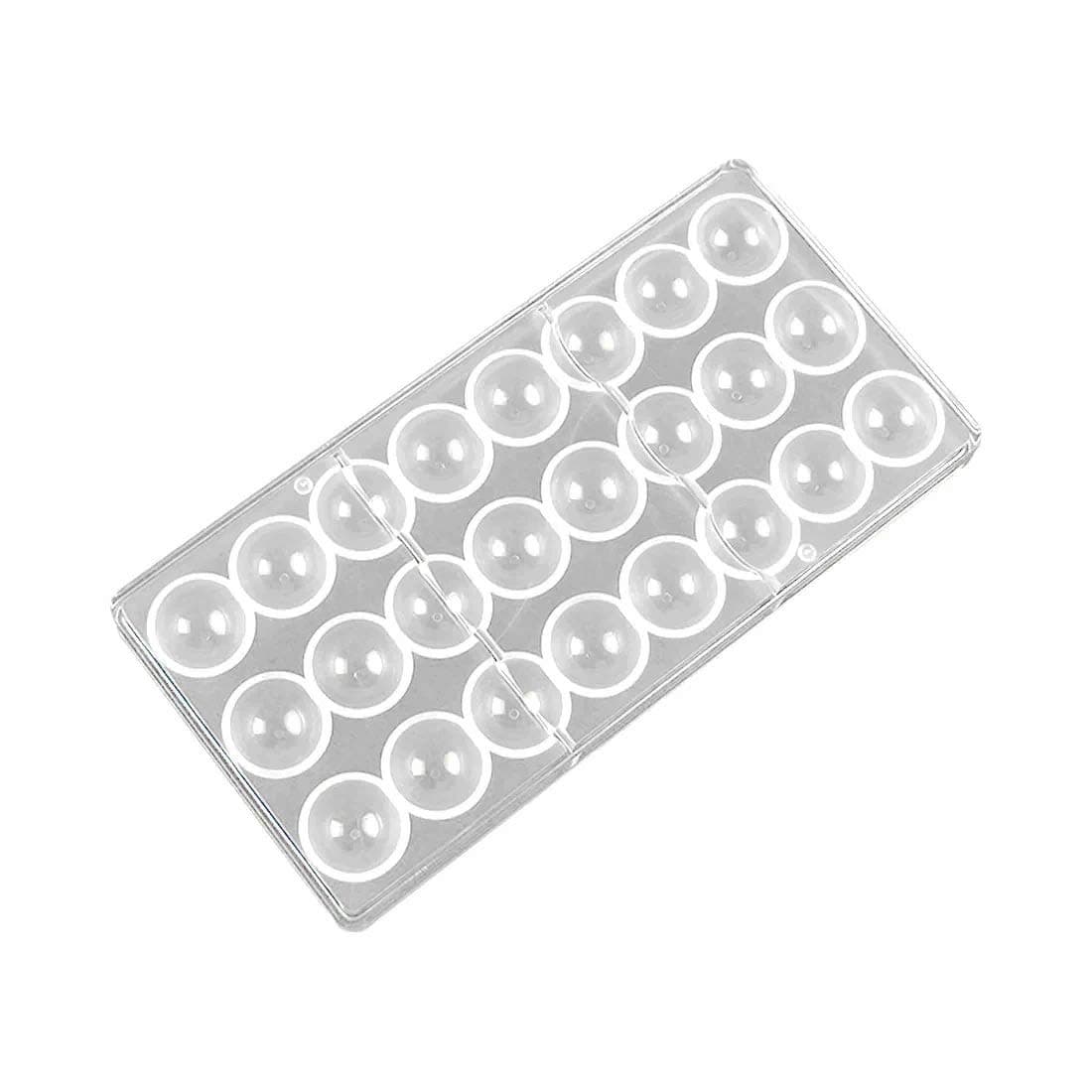 3D Plastic chocolate mold, Polycarbonate chocolate mold, Candy Poly-carbonate mold, Handmade Baking Tools, Plastic Jelly mold, Candy Mold Set, Baking Pastry Tools, Shape: Half Ball, Semi Sphere