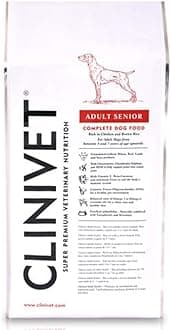 ClinivetAdult Senior Super Premium Natural Hypoallergenic Complete Dry Dog Food - Rich in Protein and Vitamins, 4kg