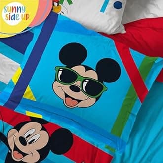 Sunny Side Up Magic Castle Twin Comforter Set - 5 Piece Kids Bedding Includes Comforter, Sheets & Pillow Cover - Super Soft Microfiber Bed Set