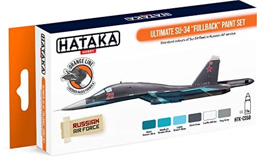 Hataka ORANGE LINE – Ultimate Su-34 „Fullback” paint set # CS58