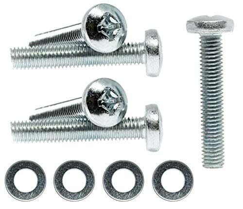 M8 x 30mm TV Wall Mount Bracket Phillips Screws Bolts for TV + Washers H01B