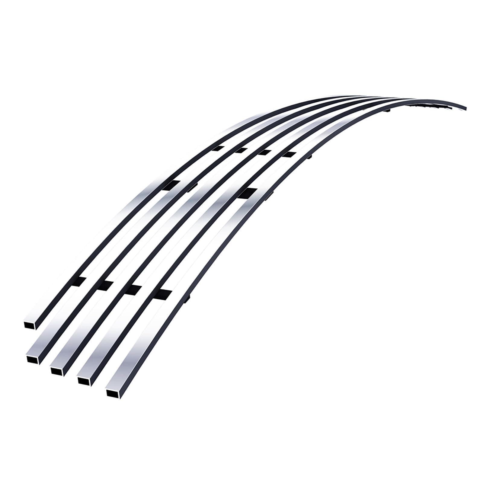 APS Compatible with Ford Mustang 2005-2009 GT V8 Lower Bumper Stainless Steel 8x6 Billet Front Grill Grille Insert F66014C