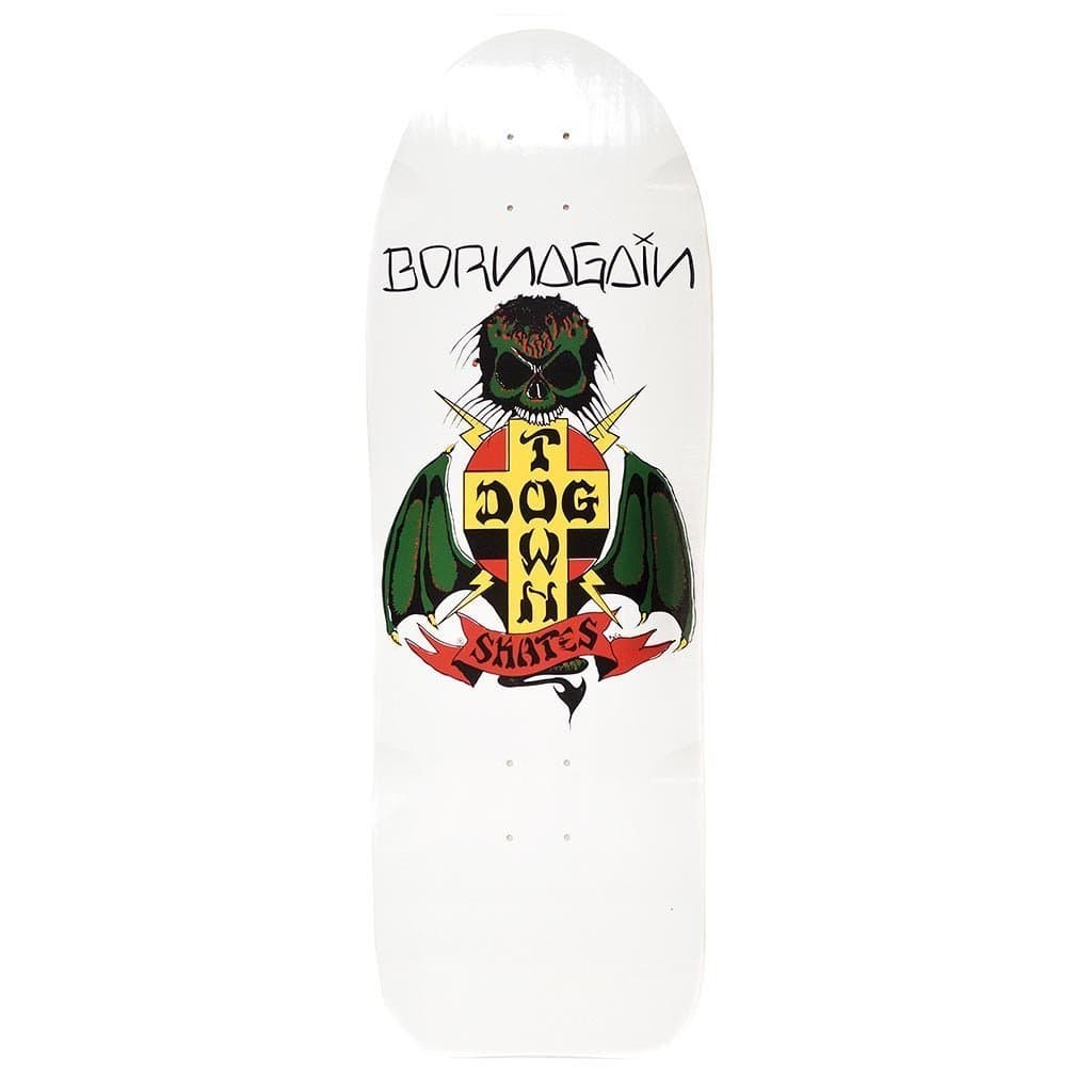 Dogtown Skateboard Deck Re-Issue Born Again Re-Issue White 10" x 30"