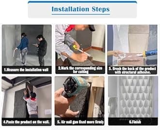 Faux Stone Wall Panel Exterior Interior, Waterproof PU Wall Covering Panels, 3D Wall Decor Paneling Wainscoting, Stacked Stone Siding Panel(Beige,3pcs)