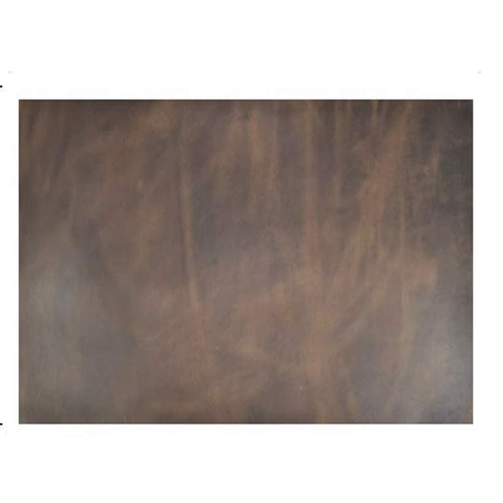 Dark Brown Leather Hide 1.5-2mm Thick Finished Full Grain Cow Hide Leather Arts Crafts Tooling Sewing Hobby Workshop Crafting Leather Accessories, 12x24in