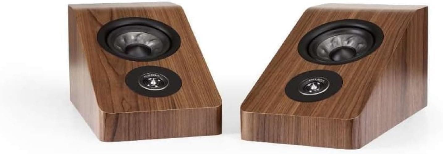 Reserve R900 Height Module Speaker for 3D, Multidimensional Sound 1" Pinnacle Ring Tweeter & 4" Turbine Cone Woofer Hi-Res Certified Dolby Atmos & IMAX Enhanced Wall Mountable Walnut Brown