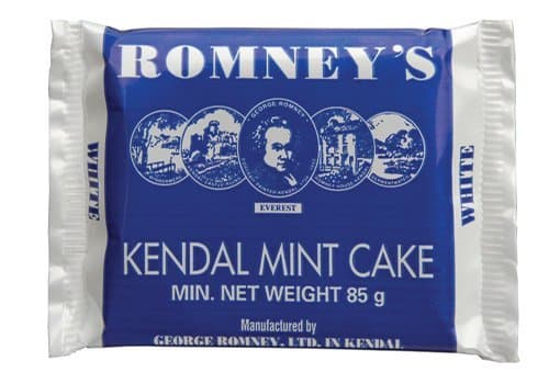 Romneys Kendal Mint Cake 85g Bar x3