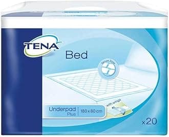 Tena Bed Plus Wings - 80 x 180 cm, Pack of 20 Sheets