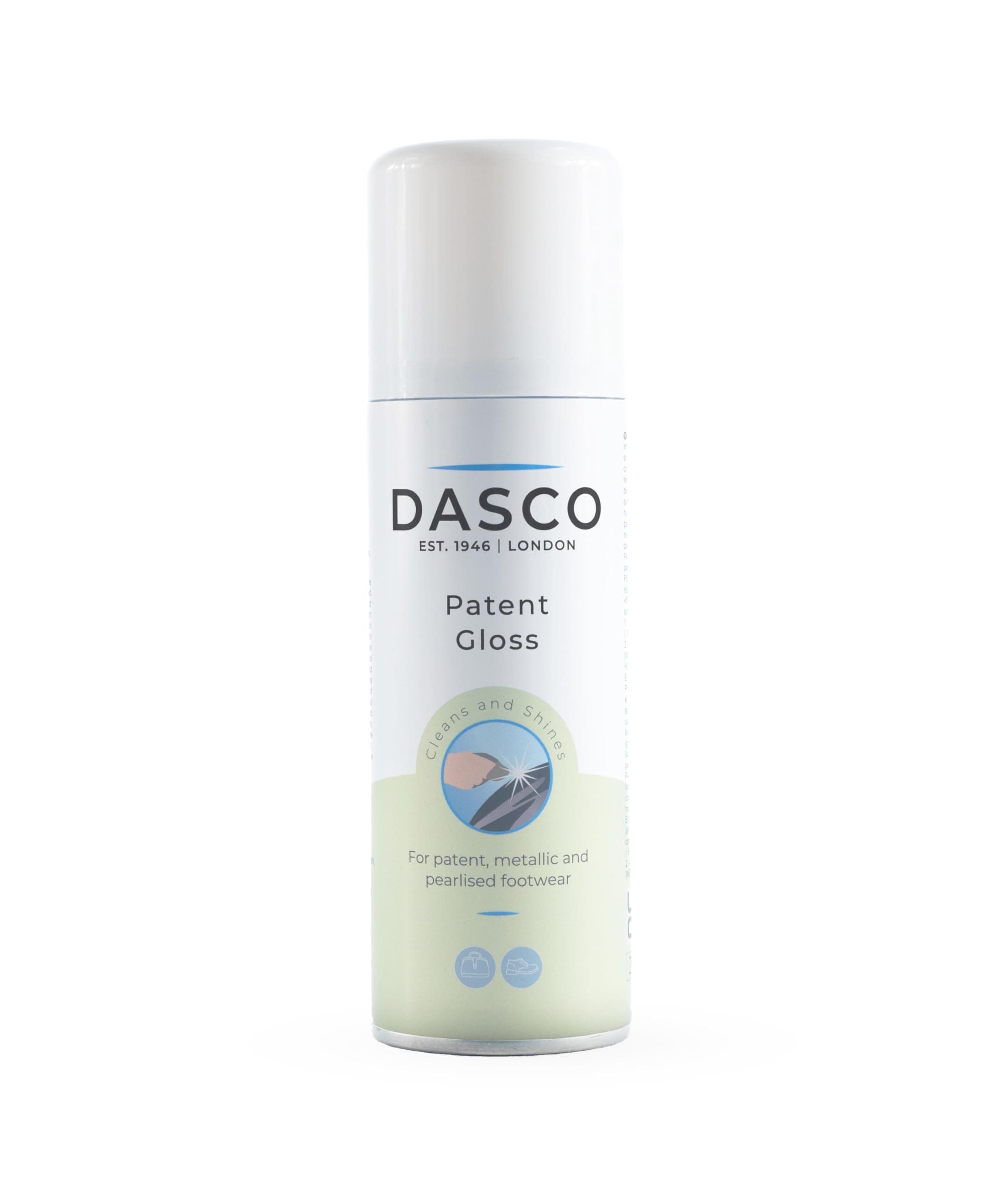 Dasco Patent Gloss Spray – Neutral 200 ml | High‑Shine Care Spray for Patent Leather