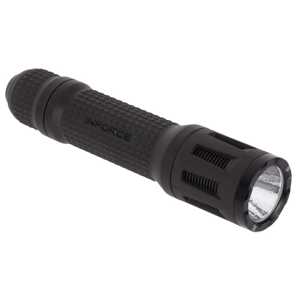 Inforce TFX Constant, Momentary and Strobe Handheld Flashlight 700 Lumens White LED Black TFX-05-1