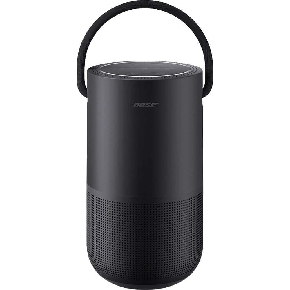 Portable Smart Speaker — Wireless Bluetooth Speaker with Alexa Voice Control Built-in, Black