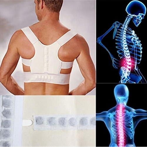 Orthopedic Back Support Belt Correct Posture Brace Correcteur de Posture 12 Magnets Magnetic Posture Corrector