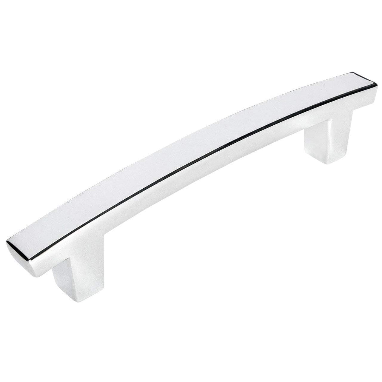 Cosmas 10 Pack 5238CH Polished Chrome Contemporary Cabinet Hardware Handle Pull - 4" Inch (102mm) Hole Centers