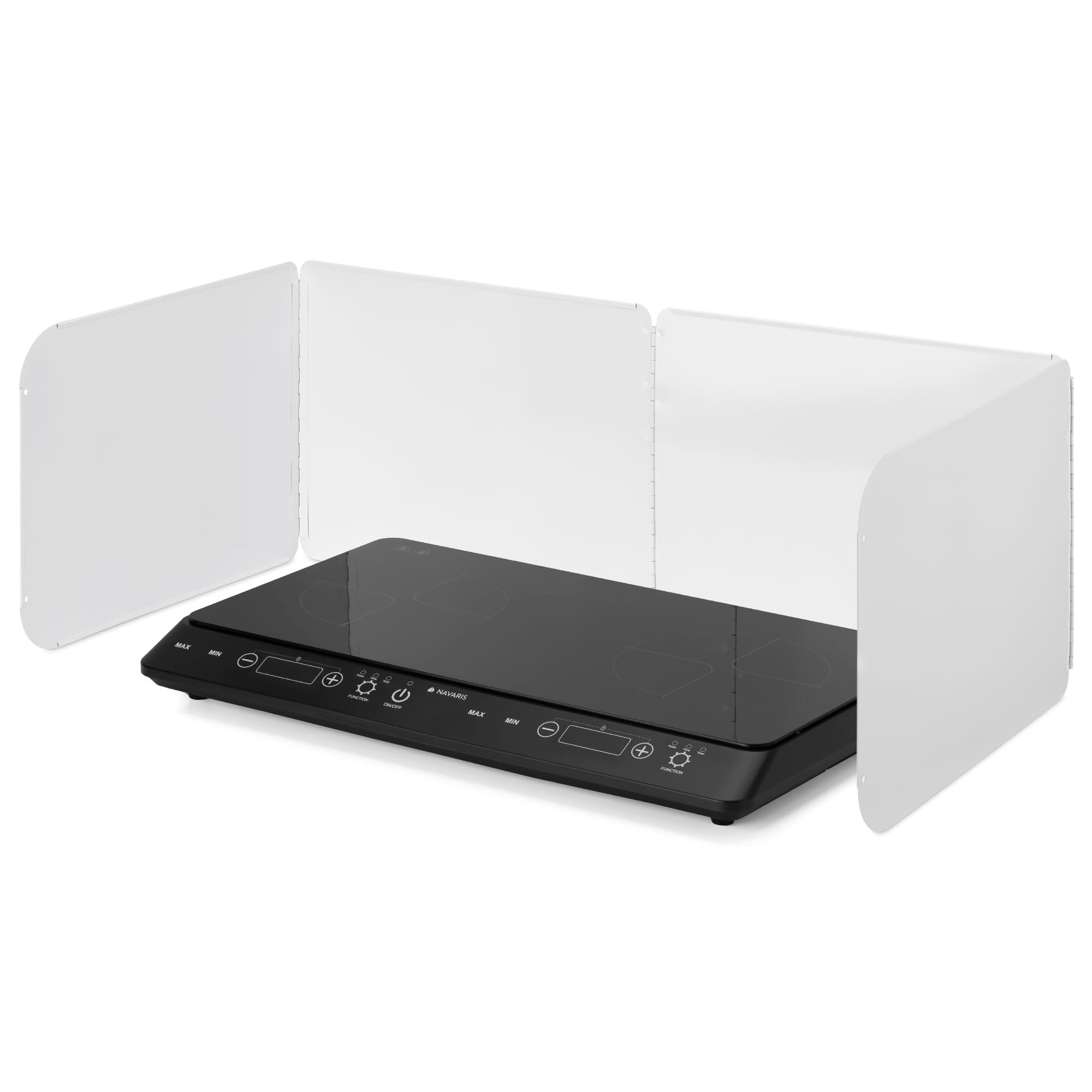 Splatter Guard For Cooking - 4 Sided Splatter Guard For Hob - Splashback Protection For Kitchen Counter - Gas Hob Protector For Kitchen Counter Work Top