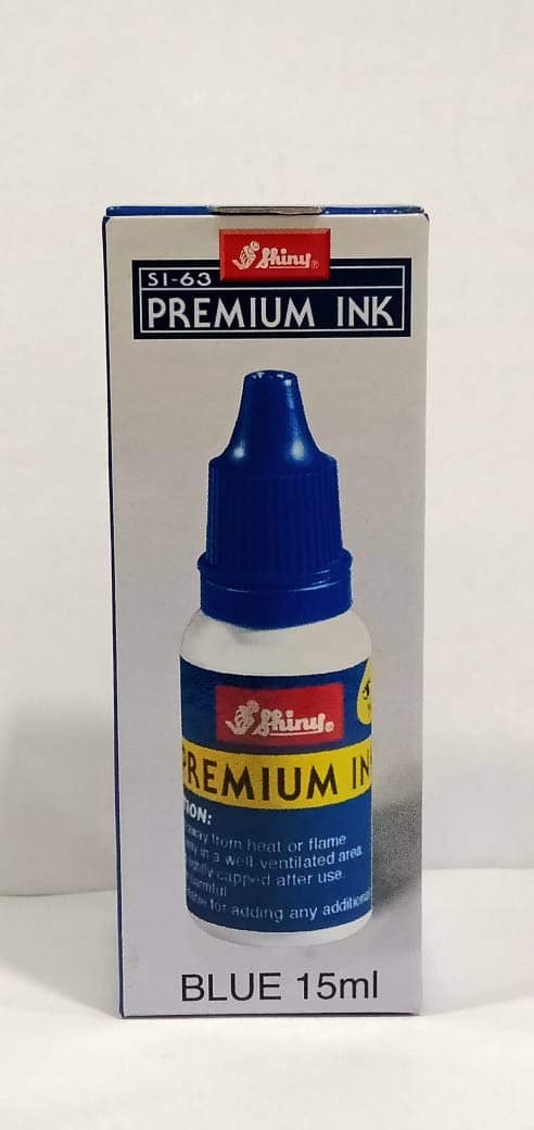 Shiny Permanent Premium Ink Blue Color (15ml)