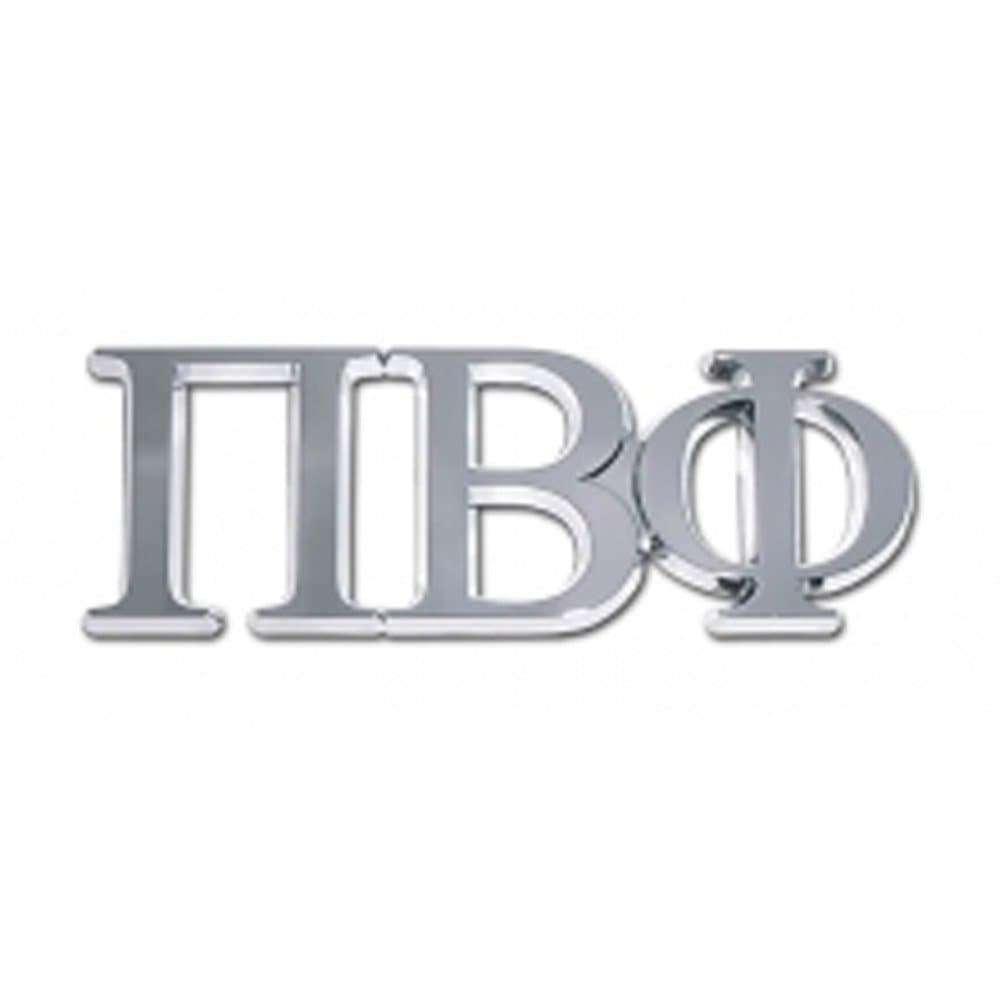Pi Beta Phi Sorority Chrome Auto Emblem