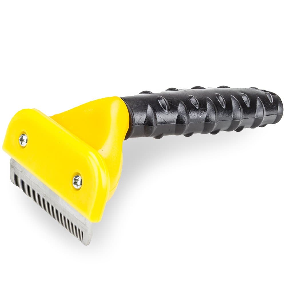 Heavy Duty De-Shedding Tool with Protective Blade Cover (Medium)
