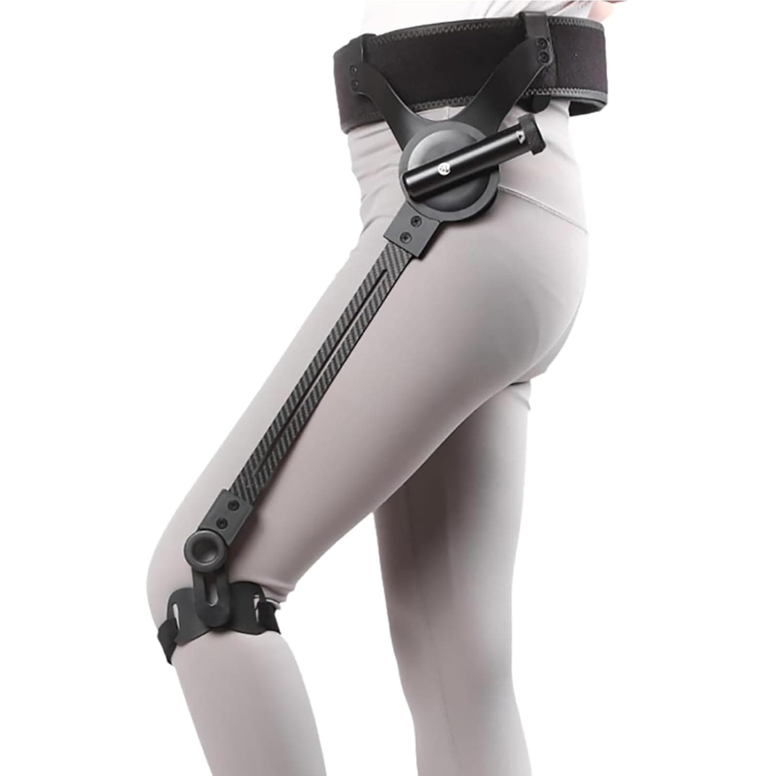 Exo Skeleton Legs to Help Walk, Bionic Exoskeleton Leg, Hiking and Climbing Stairs Assist, 3 Level Adjustable Strength, for Adults Elderly, Walking Assistance Device (Left Leg, L)