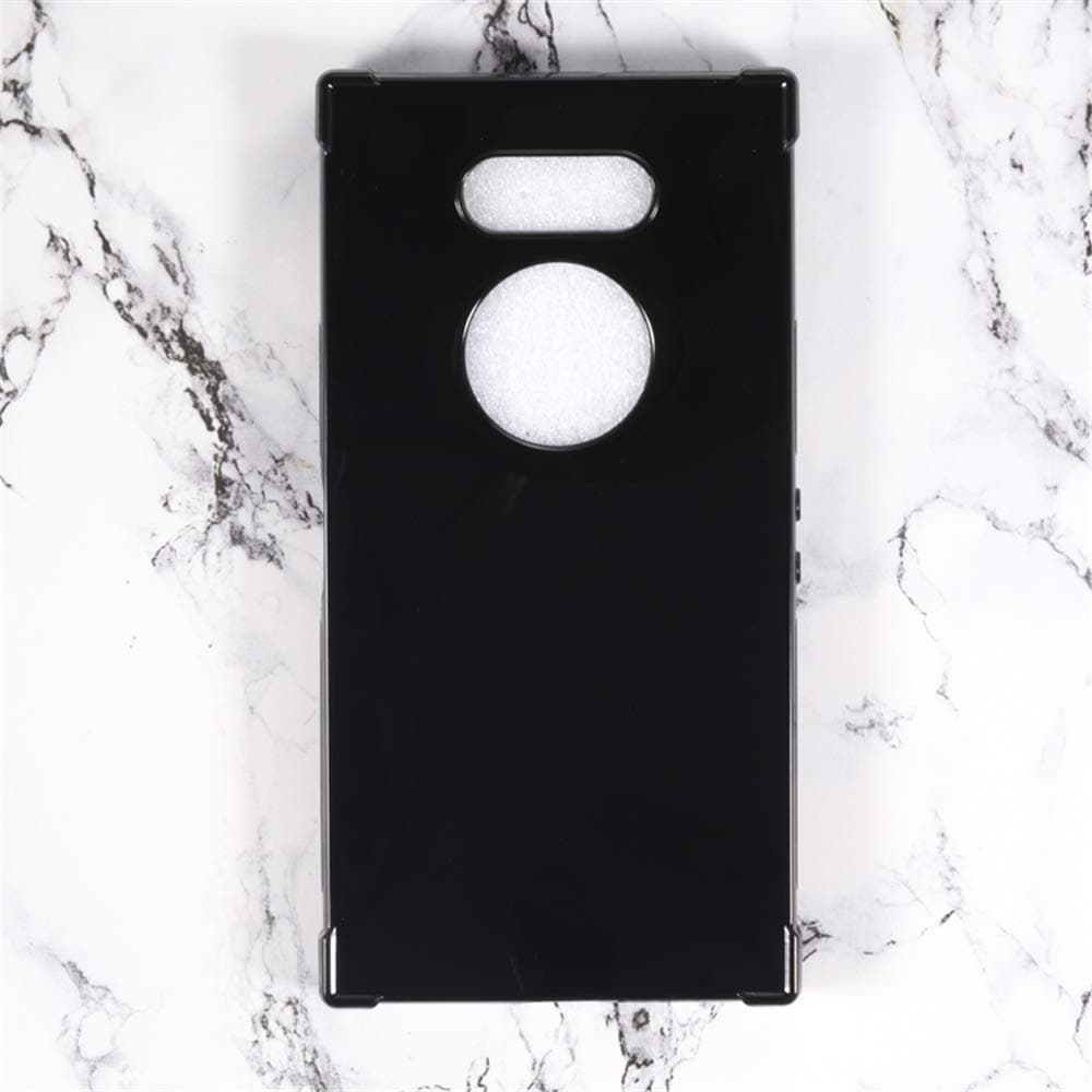 Razer Phone 2 Case, Scratch Resistant Soft TPU Back Cover Shockproof Silicone Gel Rubber Bumper Anti-Fingerprints Full-Body Protective Case Cover for Razer Phone 2 (Black)