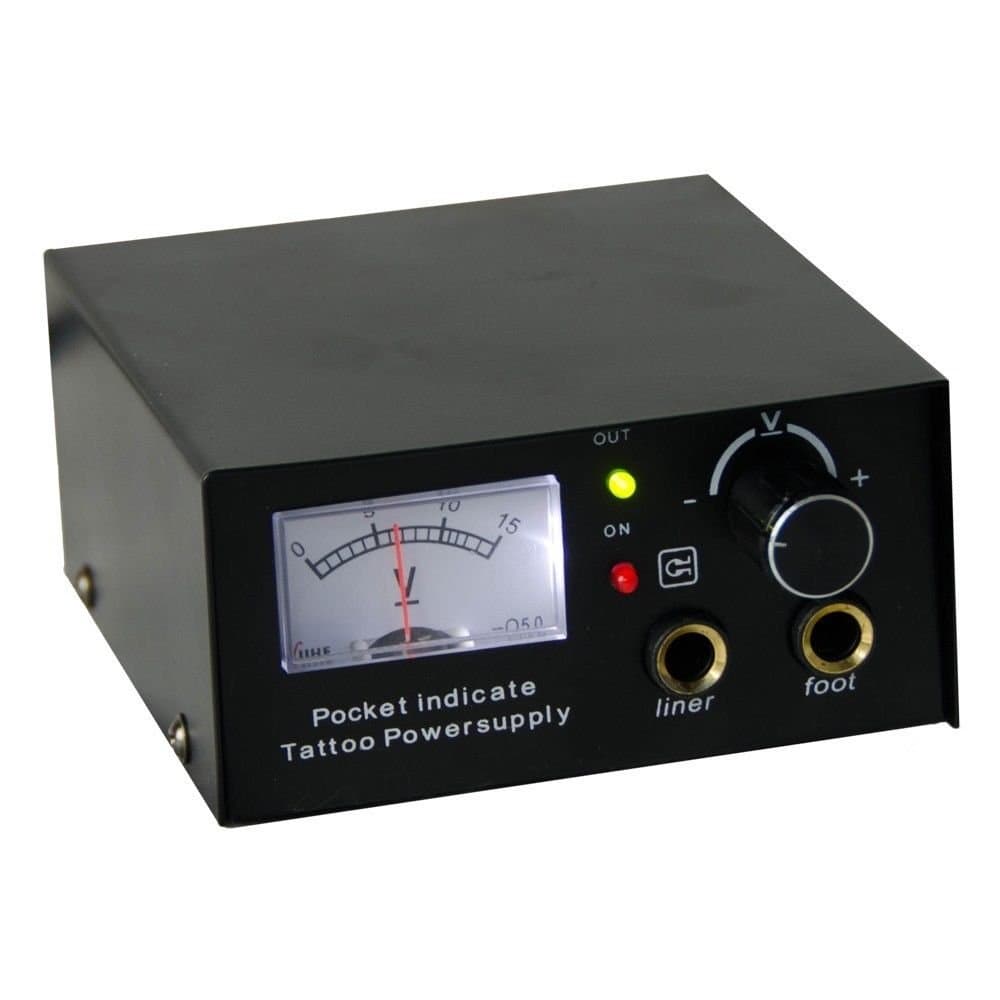 Gem Analogue Power Supply for Tattoo with Voltage Meter
