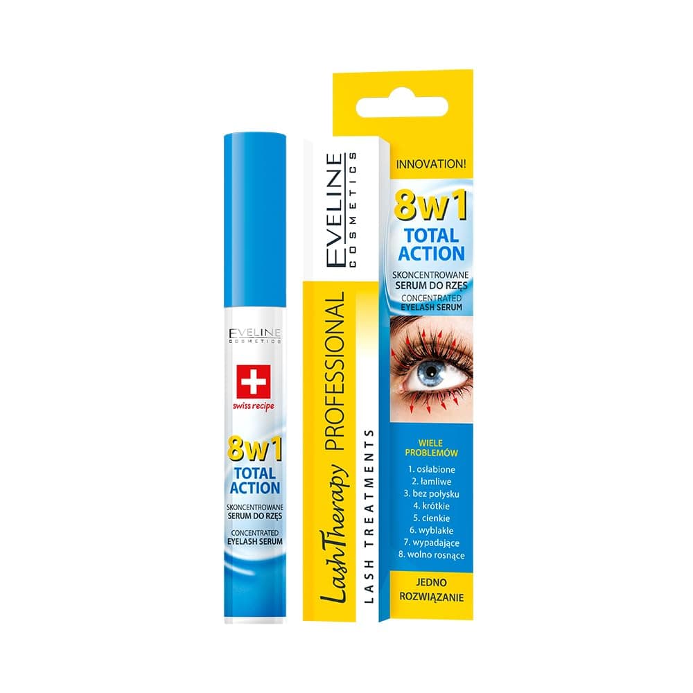Multi-purpose Eyelash Serum Total Action 8 in 1, 0.33 Fluid Ounce