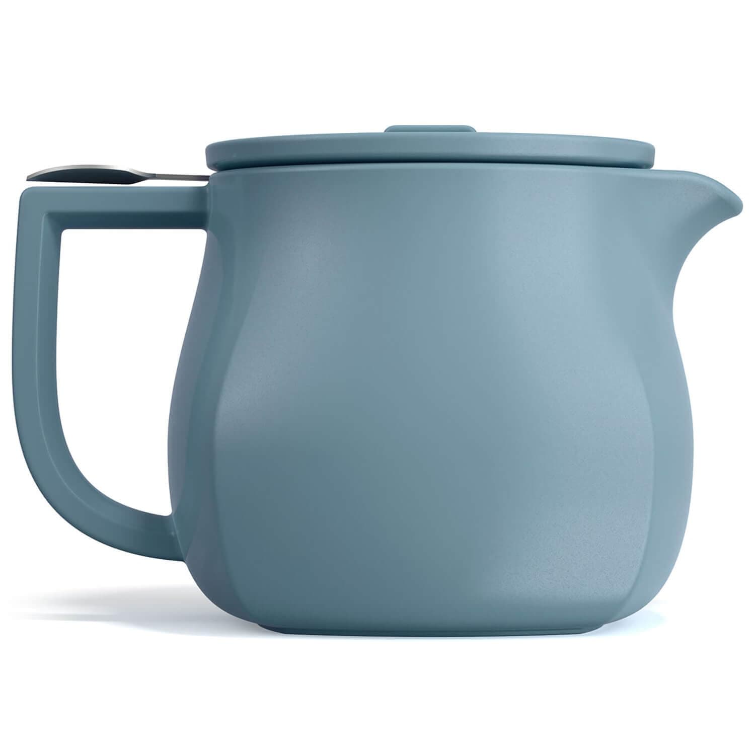 Fiore Teapot Stone Blue