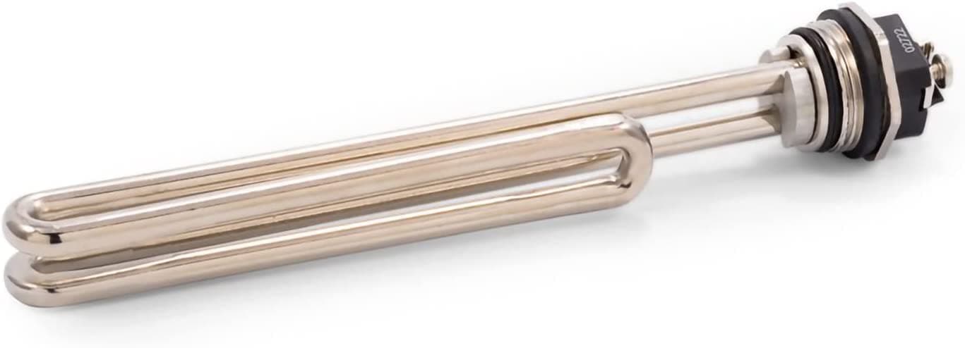 Water Heater Element Replacement 4500W 240V,Screw-in Foldback Element 02722 by TOP-HEATER,Copper with Nickel Plating,Compatible for Duron Style,Low Watt Density Water Heater Replacement Part 1Pack