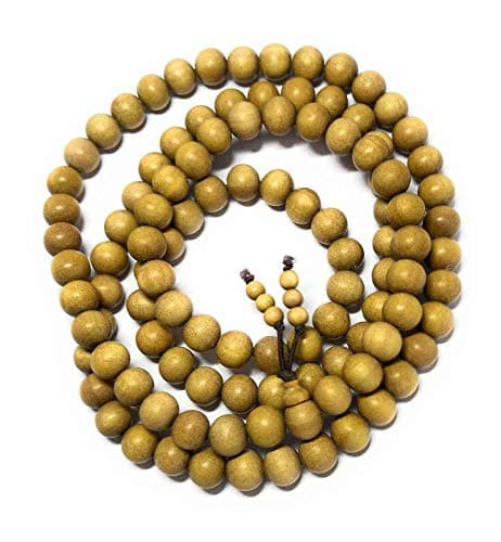 YSK Sandalwood Mala; 8 mm