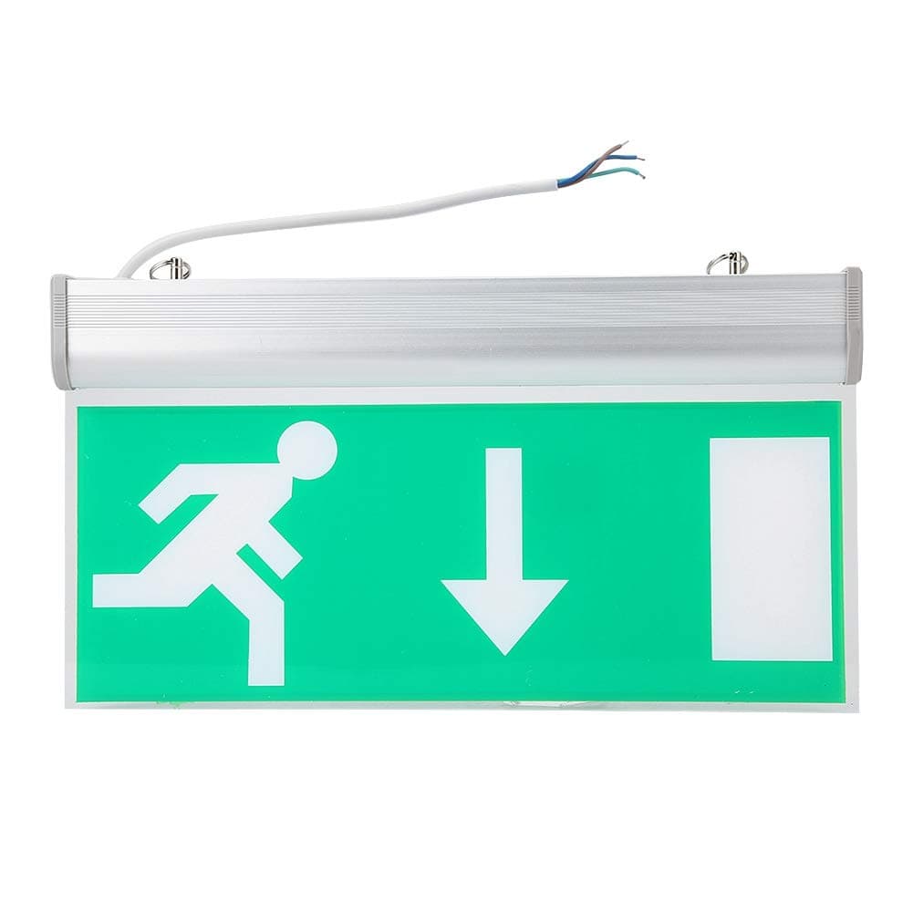 Exit Lighting Sign, Acrylic Board Emergency Exit Sign Light, LED Emergency Exit Sign, for Supermarkets