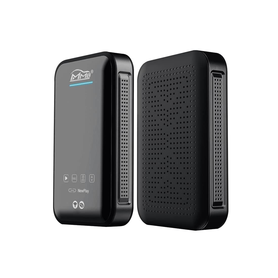 Smart World Company MMB 11.0 Android OS Video Streaming Adapter for Carplay and Android Auto Media interfaces enables app Download Music Video Navigation USB Type-C HDMI