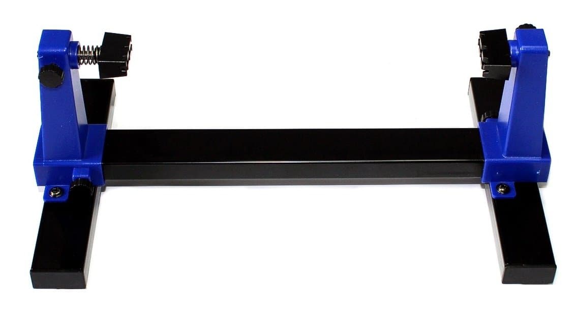 Adjustable PCB Printed Circuit Board Soldering and Assembly Holder Frame/Rotisserie, Spring-clamp, with Rotation-Lock