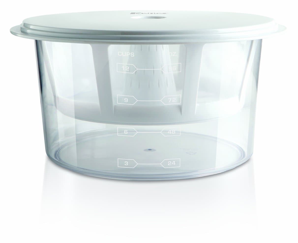 Euro Cuisine GY50 Greek Yogurt Maker with Ultra Fine Mesh Strainer Basket, BPA Free, Patented Greek Yogurt Strainer for Homemade Greek Yogurt (White)