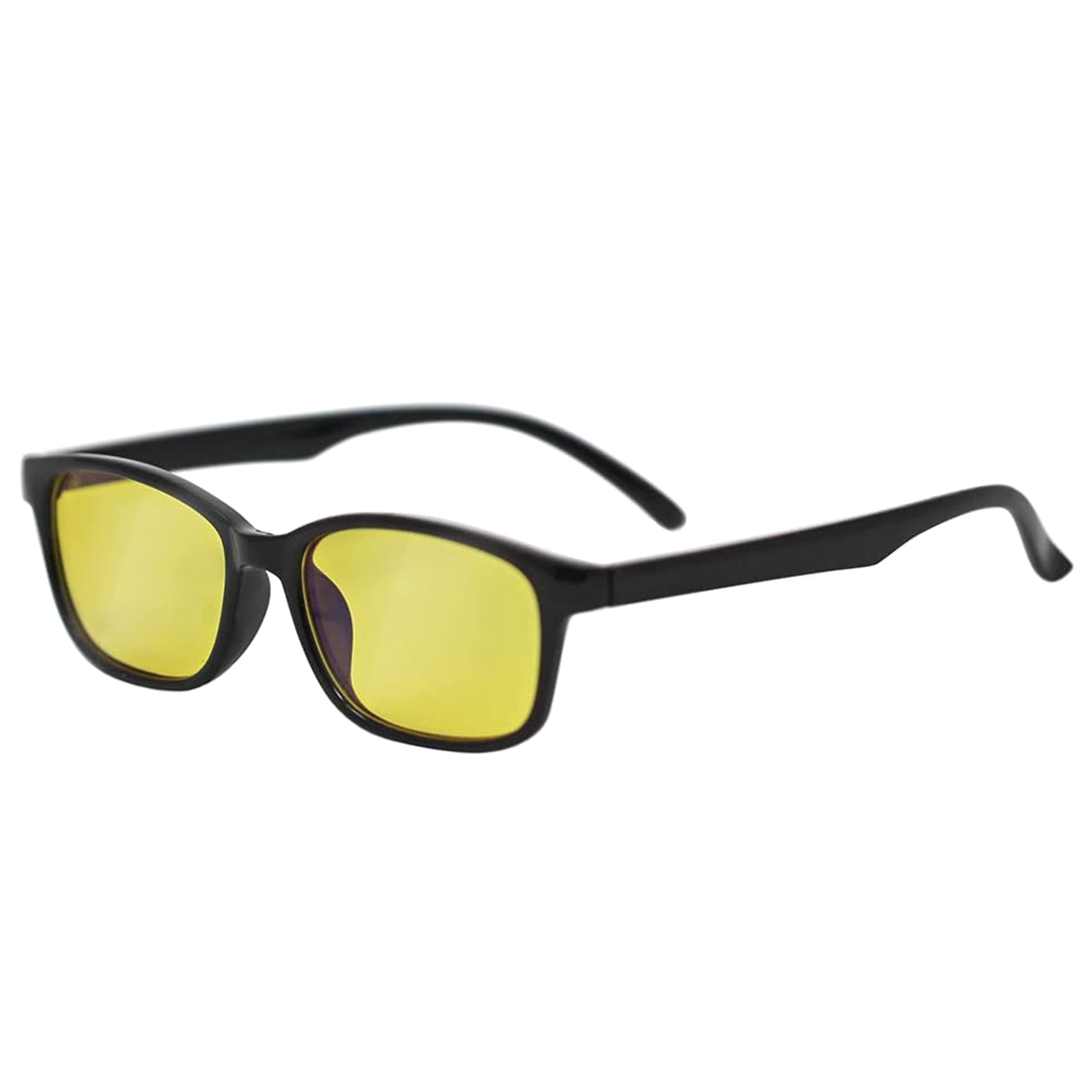 Exerscribe Blue Blocking Glasses Great For Gamers Workaholics Computer Junkies And Late Night Tv Addicts Amber Tinted Lenses Stylish Frames Blue Blocking Glasses Help To Fight Eye Strain And Fatigue