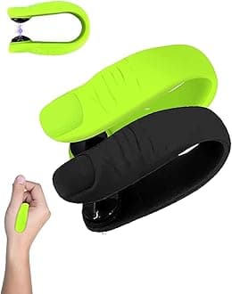 2 PCS Acupressure Clip for Diabetics, Sugar Control, Tension and Headache Relief Hand Clip, Migraine Relief Products (Black, Green)
