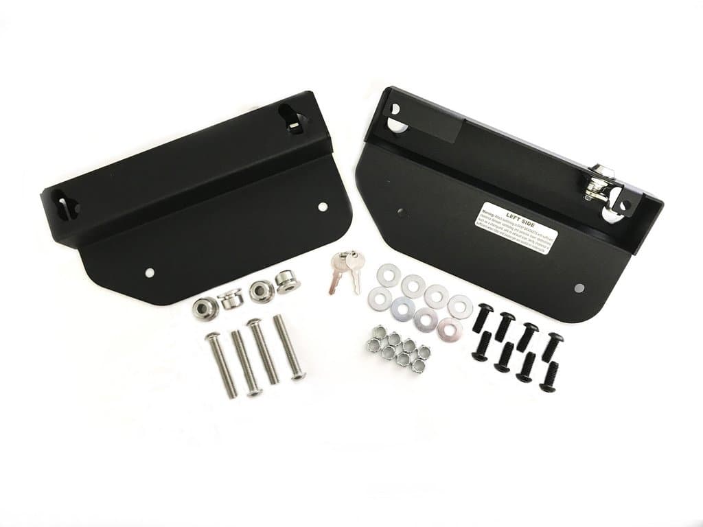 Easy Brackets Compatible with Harley-Davidson Dyna Super Glide with Hard Mount Backrest